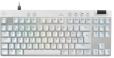 Obrázok produktu pre Logitech G 920-013286, Kábel, USB, Magnetic-mechanical key switch, QWERTZ, LED, Biela