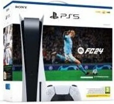Produktbild von PS5-Konsole 825 GB Standard Ed. Weiß + FC 24 + FUT VCH EU Sony Computer Ent.