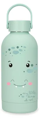 Edelstahl-Trinkflasche 350 ml, grün, doppelwandig isoliert, auslaufsicher