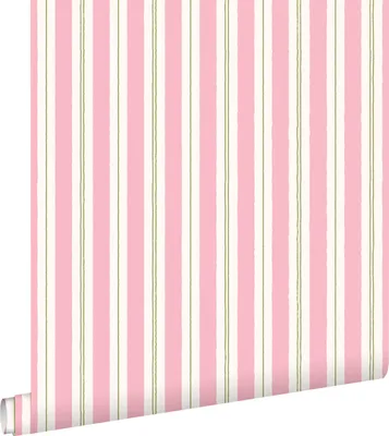 Immagine prodotto di ESTAhome carta da parati strisce rosa e verde 50 x 900 cm