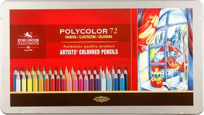 Immagine prodotto di KOH-I-NOOR Matite colorate per artisti Polycolor Set di matite colorate 72 pz