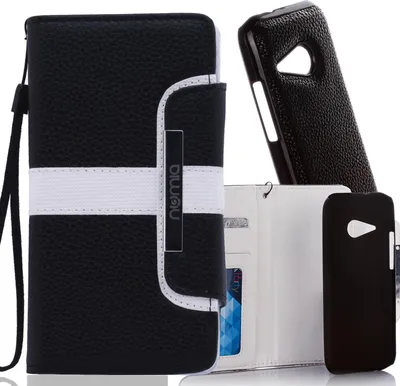 Produktbild von HTC 10 Numia Bookstyle 2 in 1 Schwarz-Weiss