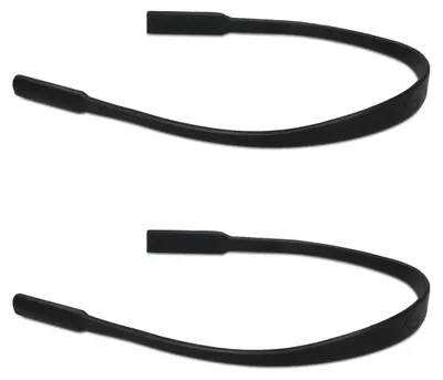 Produktbild von kwmobile Antirutsch Brillenband für Brillenbügel Set - 2x Silikon Sportband für Brille - Schwarz - Länge: 17 cm
