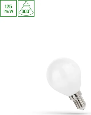 Produktbild von Spectrum LED Leuchtmittel Tropfen 6W = 60W E14 matt 750lm warmweiß 2700K 300°