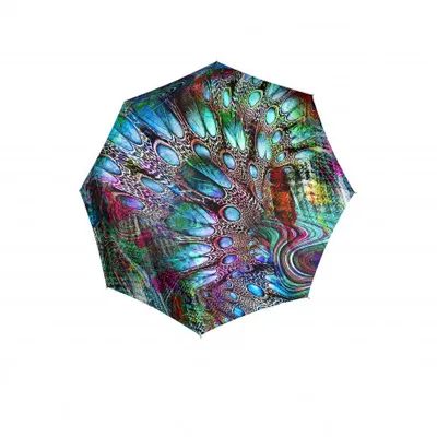Image de doppler parapluie de poche parapluie Fiber Magic Pavone coloré