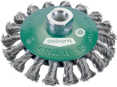 Produktbild von Osborn Kegelbürste Rostfrei M14 100x0,35 mm gezopft