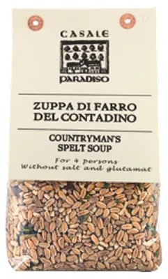 Immagine prodotto di Zuppa di farro alla contadina 300 gr. - Casale Paradiso