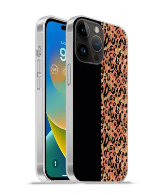 Produktbild von MuchoWow® Handyhülle Schutzhülle Hülle für Apple iPhone 14 Pro Max Pantherdruck - Gold - Schwarz Silikon Softcase Handy Hülle - Hardcover