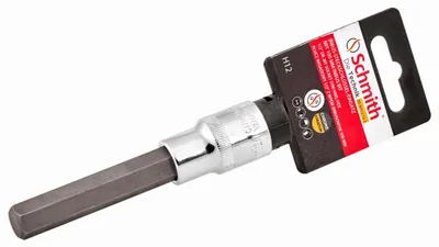 Image de Clé à douille Schmith de 1/2 pouce avec embout hexagonal de 100/5 mm, en acier CrV, outil professionnel pour atelier