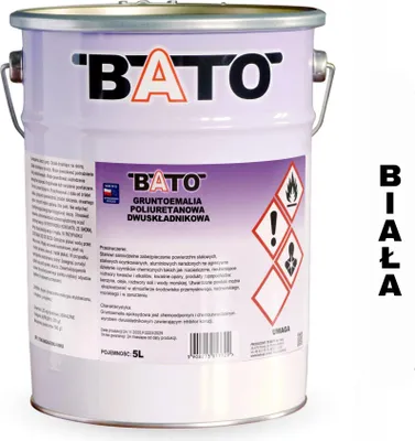 Produktbild von Zweikomponentige Polyurethan-Grundierung, Weiss, 5 L (4,5 L Farbe + 0,5 L Härtungsmittel)