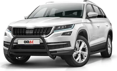 Produktbild von Frontbügel Frontschutzbügel für Skoda Kodiaq 2017-2022 mit ABE Stahl Schwarz