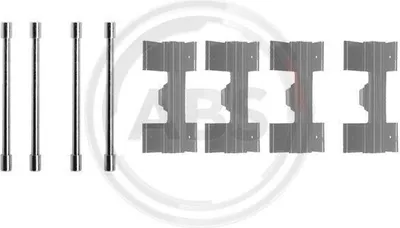 Image de A.B.S. 0952Q Kit d'accessoires pour plaquettes de frein à disque avant pour FORD TRANSIT Bus (V) TRANSIT Fourgon (V) TRANSIT Plateau/Châssis (V) pour CARBODIES