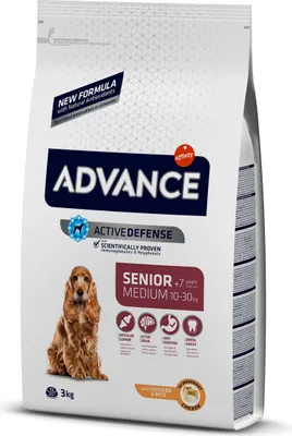 Image de ADVANCE Medium Senior - nourriture sèche pour chiens âgés de races moyennes 3kg
