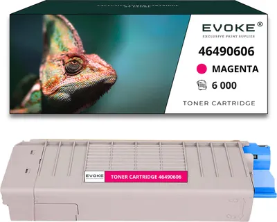 Immagine prodotto di Toner per OKI 46-C532M 46490606 Rosso (magenta) | Sostituzione per C 532 DN C 542 DN MC 563 DN MC 573 DN
