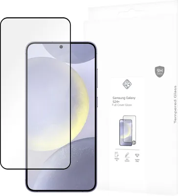 Produktbild von Schutzfolie Samsung Galaxy S24+ - Panzerglas - Cazy - Schwarz