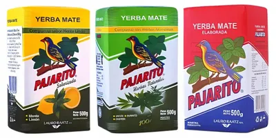 Zdjęcie produktu dla Zestaw Yerba Mate Pajarito Limon Hierbas Elaborada 3x500g = 1,5kg
