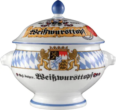 Produktbild von Löwenkopfterrine 2,00 l - Seltmann Weiden Compact Bayern - Weißwursttopf mit Deckel