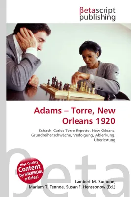 Produktbild von Adams - Torre, New Orleans 1920