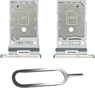 Produktbild von Samsung Galaxy S21 Fe 5G Sim Karten Halter Tray Adapter Fach Stecker Slot + Nadel Dual Olive