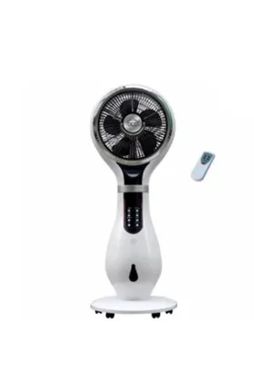 Image de Ventilateur sur pied avec humidificateur 80W – 3 vitesses – Fonction anti-moustiques – Affichage LED – Capacité réservoir 2,3L – DCG