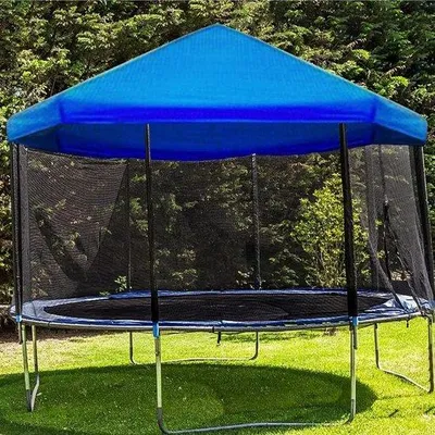 Productafbeelding van Trampoline Afdekhoes Zonnescherm - UV-Bestendig & Waterdicht voor Diverse Maten