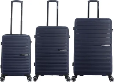 Produktbild von Saxoline Koffer-Set Fiesta aus robustem Polypropylen dark blue One Size
