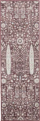 Obrázek produktu pro benuta pratelný vintage běhoun George Bordeaux 80x240 cm bývací pokoj ložnice měkký orientální