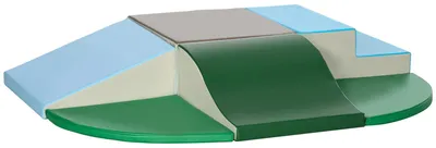 Immagine prodotto di Set 6 Costruzioni Morbide per Bambini 1-3 Anni inPoliuretanoed EPE Multicolore Verde e Blu