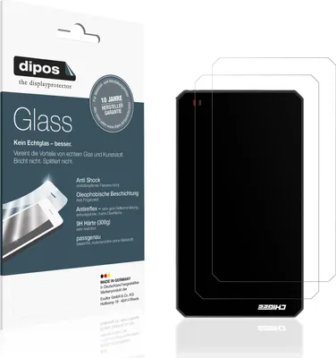 Produktbild von 2x Schutzfolie für Chigee AIO-6 MAX matt - Anti-Shock 9H Folie dipos Glass Kunststoffglas