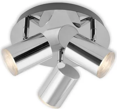 Produktbild von LED Badleuchte Spotleuchte IP44 GU10 IP44 W chrom Metall-Kunststoff Briloner