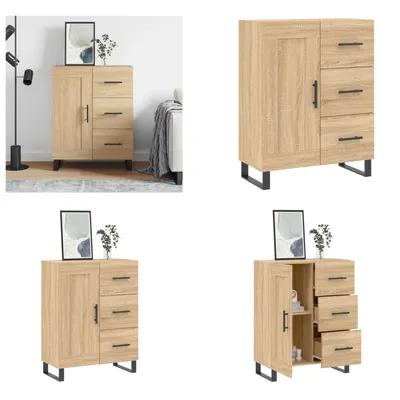 Produktbild von vidaXL Sideboard Sonoma Eiche 69,5x34x90 cm Holzwerkstoff - Sideboard - Sideboards - Schrank - Lagerschrank