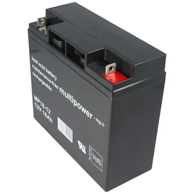 Produktbild von Multipower MP18-12 Blei Akku 12 Volt 18Ah