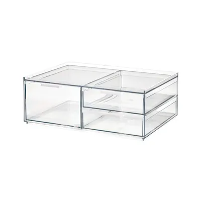 Produktbild von iDesign Sarah Tanno Organizer Kosmetik Breit mit 3 Schubladen