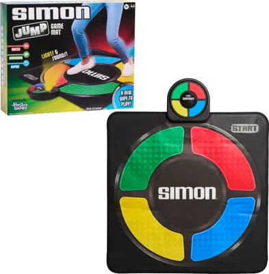 Image de Simon Jump Hasbro, Jeu de Société Électronique, Effets Sonores et Lumineux, Jeu de Mémoire, Dès 8 Ans