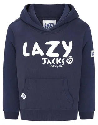 Image de Lazy Jacks - Sweat à capuche pour garçon LJ542 (92) (bleu marine)