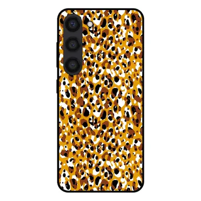 Produktbild von Smartphonica Telefoonhoesje voor Samsung  Galaxy S23 met panterprint - TPU backcover met luiaardprint - Bruin