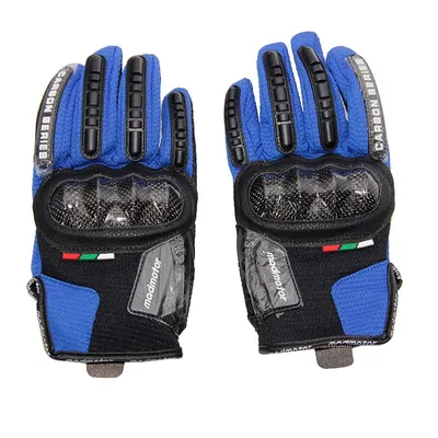 Produktbild von Motocross Handschuhe madmotor blau Größe M