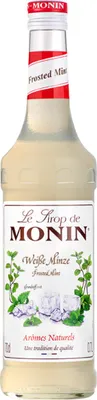 Immagine prodotto di Sciroppo di menta bianca Monin 700ml - Sciroppo per cocktail, frullati e caffè (1 confezione)