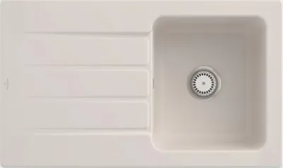 Produktbild von Villeroy & Boch Keramikspüle 335001KR, Architectura 50 Einbauspüle - inkl.