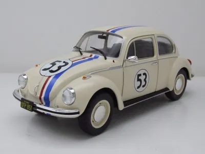 Produktbild von Solido Volkswagen Beetle 1303 Racer 53, Oldtimer-Modell, Vormontiert, 1:18, Volkswagen Beetle 1303 Racer 53, 1 Stück(e), Weiß