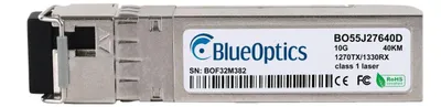 Productafbeelding van BlueOptics 10G-SFPP-BXU-S-40-RU-BO, vezeloptische module, 10000 Mbit/s, SFP+, LC-connector, BX-U, 10000 meter