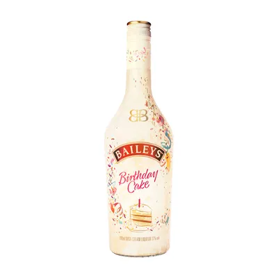 Produktbild von Baileys Birthday Cake, Original Irish Cream Likör, 17% Vol, 700ml Einzelflasche