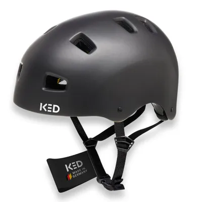 Produktbild von KED Citro City Fahrradhelm – Maxshell Schutz, K-Lock Verschluss Und Sichtbarkeit Farbe: black matt Größe: 57-62 (L)