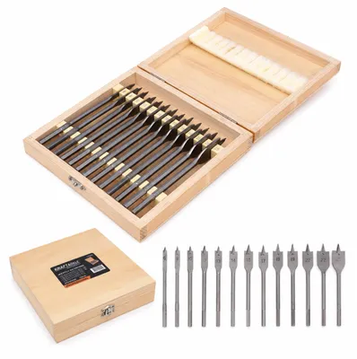 Produktbild von Kraft & Dele KD10549 Satz Flachbohrer für Holz 13tlg