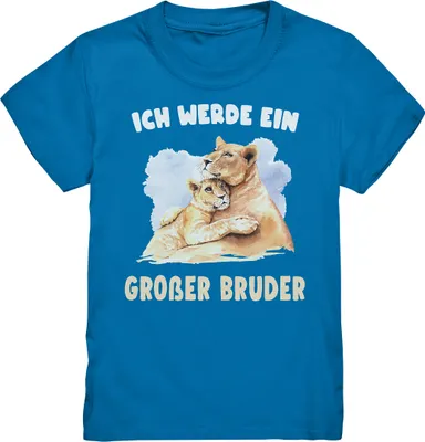 Produktbild von Tiger Großer Bruder T-Shirt – Royal Blue / 98/104 (3-4)