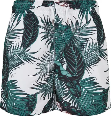 Immagine prodotto di Pánské kraťasy Urban Classics Boys Pattern Swim Shorts palm leaves aop - 122/128