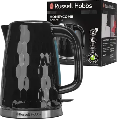 Produktbild von Russell Hobbs Honeycomb Wasserkocher (Schwarz) 26051-70