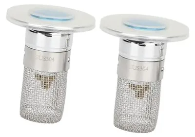 Produktbild von Abflussfilter 2-teilig - Rostfreier Edelstahl mit Anti-Verstopfungsdesign - Modell Huairdumdkp5rmsv6a