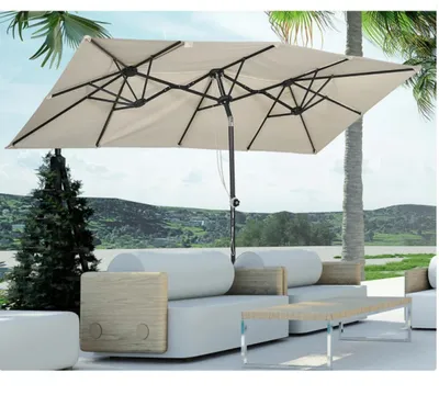 Produktbild von Sonnensschirm, Sonnenschutz Höhenverstellbar, Neigbar, 150x295x170-214 cm