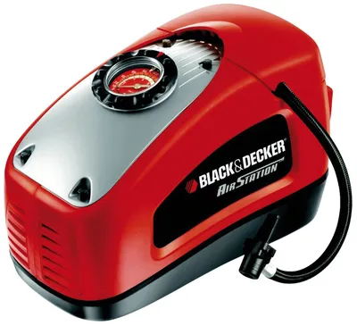 Image de Gonfleur-compresseur filaire - 11 Bars - 160 PSI - 220 V ou allume-cigare 12V - Fourni avec 1 aiguille et 2 embouts
